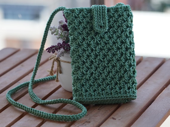 Crochet Pattern, Phone Pouch, Crochet Tutorial, Star Stitch, PDF and Video Tutorials English - Etsy Crochet Pattern, Phone Pouch, Crochet Tutorial, Star Stitch, PDF and Video Tutorials English - Etsy