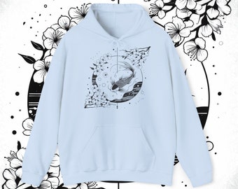 Unisex Heavy Blend™ sweatshirt met capuchon en Cill-ontwerp