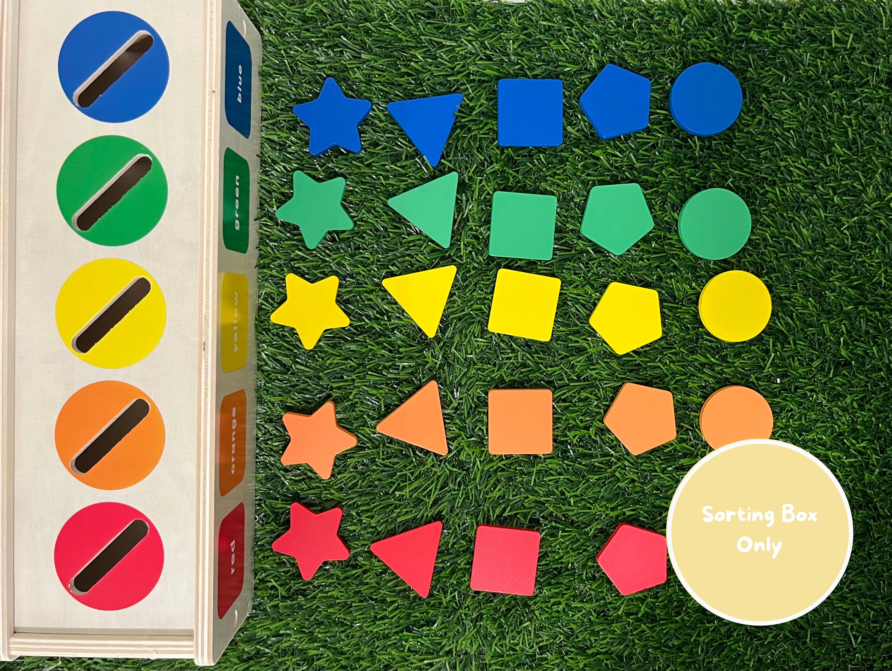 Personalized Sorting Box Game for Kids, Fine Motor Skills Toy ...