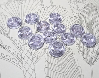Prima Donna Designs Handmade Lampwork Glass 005 Bead Set Lavender