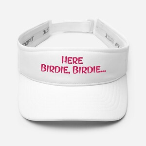 Embroidered Golf Visor / Funny Visor / Women&#39;s Golf Visor / Golf Swag / Golf Swag / Golf Visor for Women / Golf Tournament Fundraiser