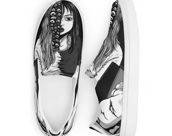 Ito inspired body horror shoes, women's sizes