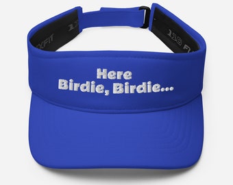 Embroidered Golf Visor: Funny Golf Tournament Swag