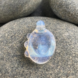 Dichroic Glass Pendant Boro Lampwork - Heavenly