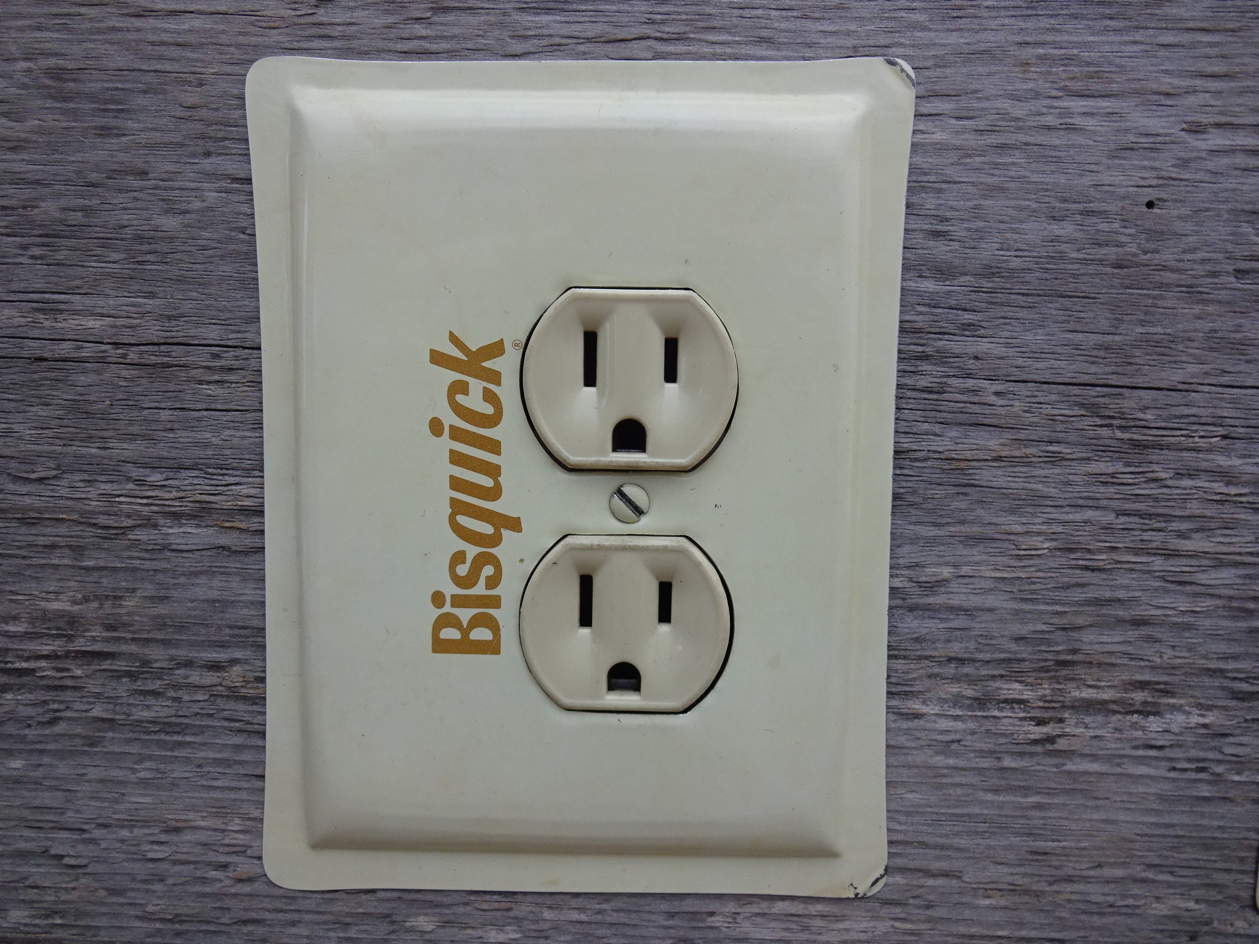Kitchen Outlet Cover Horizontal Duplex Plug Covers 1960s Retro Etsy