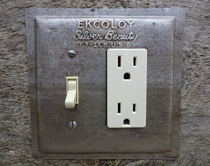 Antique Bakeware Light Switch GFCI Combo Cover Plate Vintage Etsy