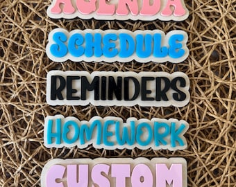 Whiteboard Custom Magnets, Teacher Classroom Magnets, School Classroom Decoration, Wooden Magnetic School Labels, Teacher Whiteboard Magnets
