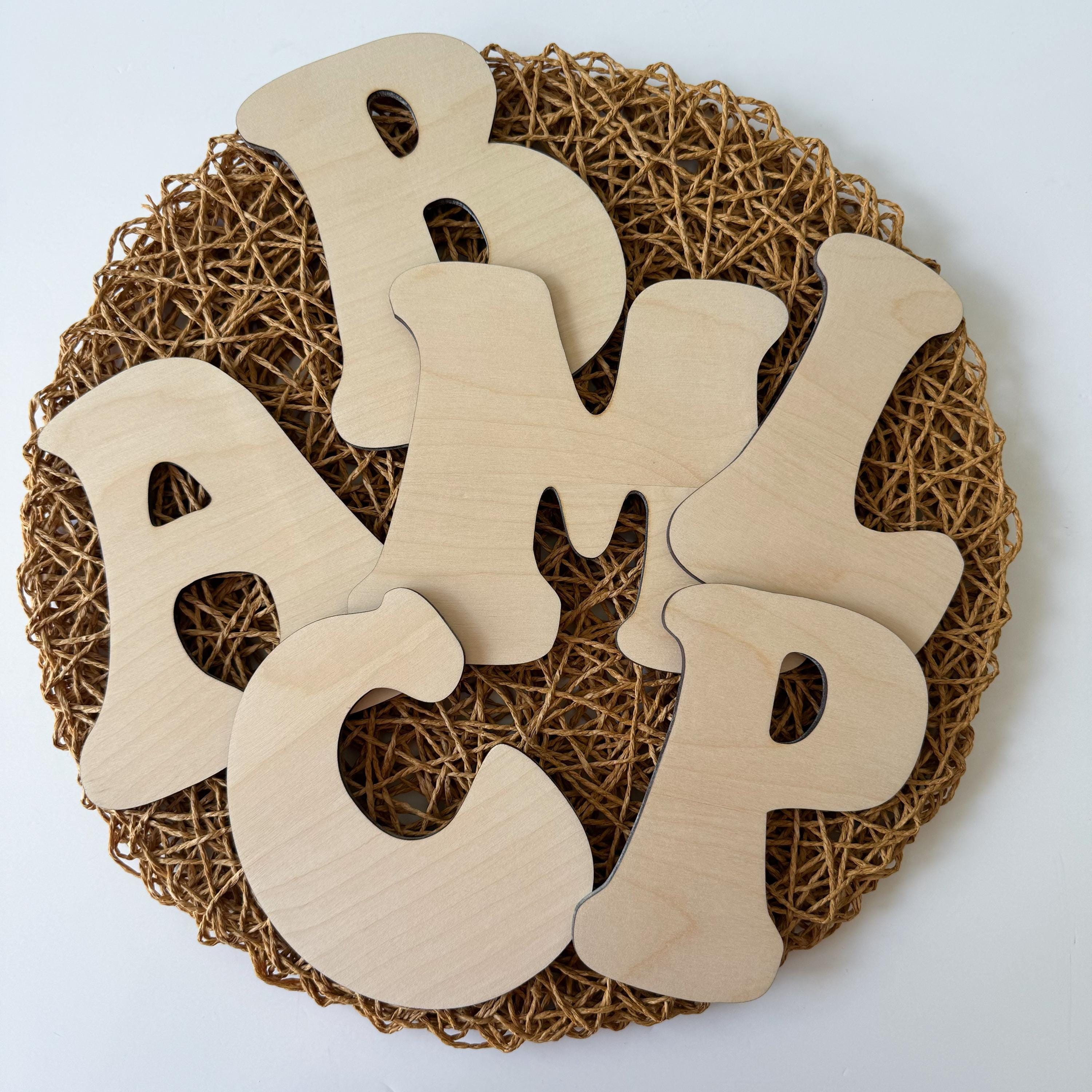 Diy Backdrop Lettering Retro Font Wooden Letters for Room or Nursery Decor Custom Wooden ...