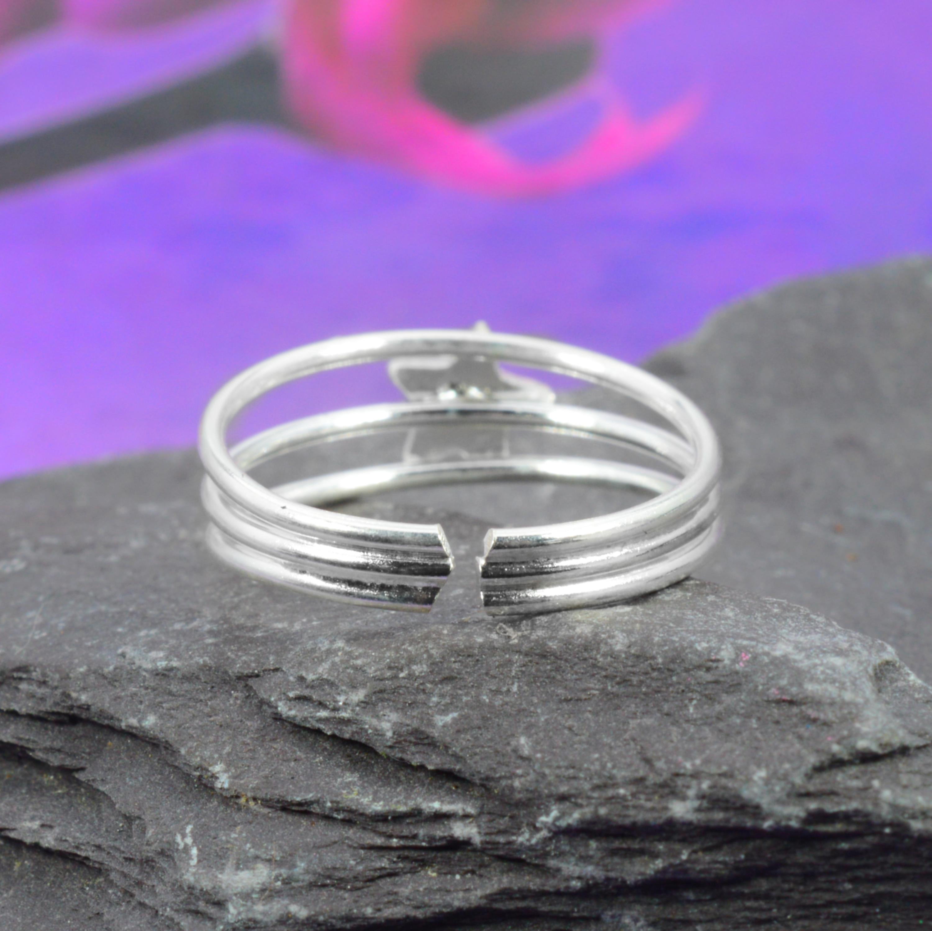 Sterling Silver 925 Star Toe Ring - Etsy