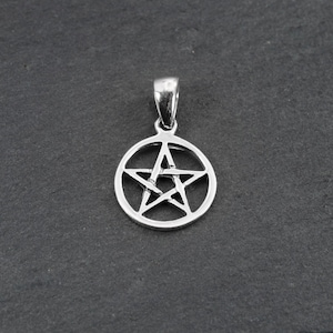 Sterling Silver 925 Pentagram Pendant