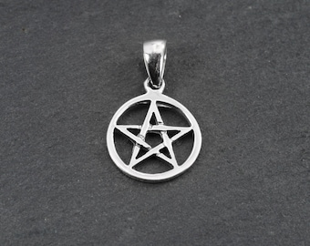 Sterling Silver 925 Pentagram Pendant