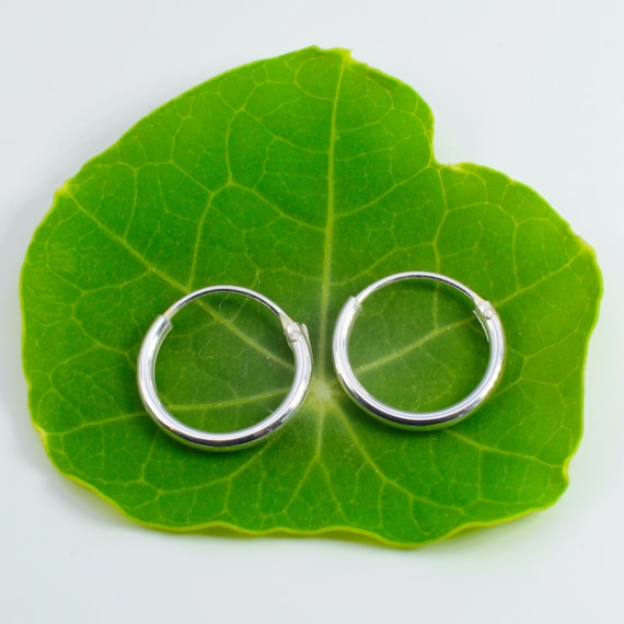 Sterling Silver 925 Hoop Earrings