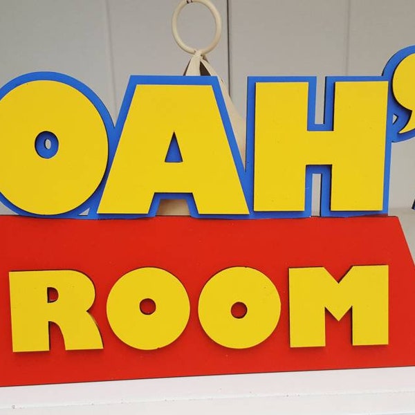 Toy Name Plaque Etsy