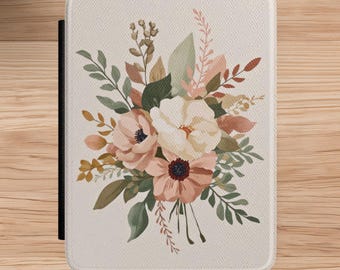 Kindle Case Garden Floral Bouquet | Soft Romantic Botanical