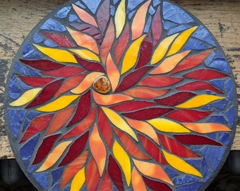 Firebird Mandala; a Stratozpheric glass flow