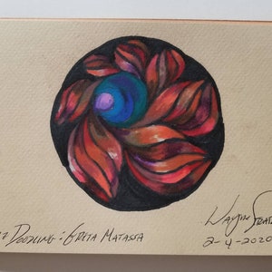 Jazz doodling to Greta Matassa (5 by 7 original)