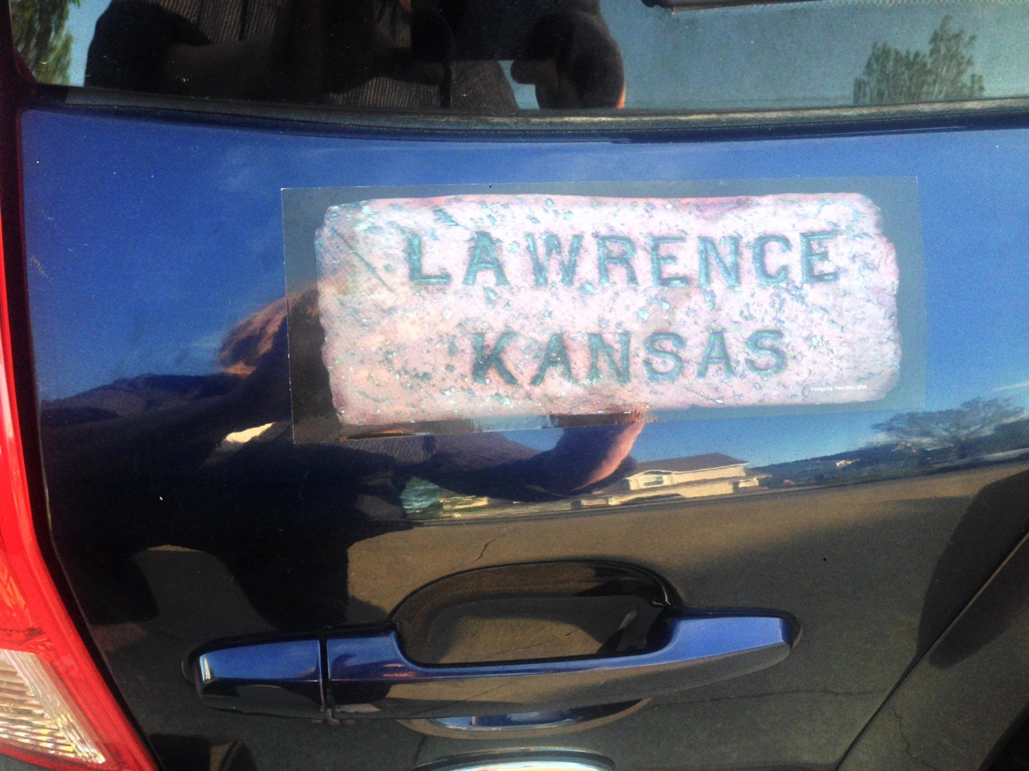 ONE Bumper Sticker Lawrence Kansas Historic Brick Etsy Denmark