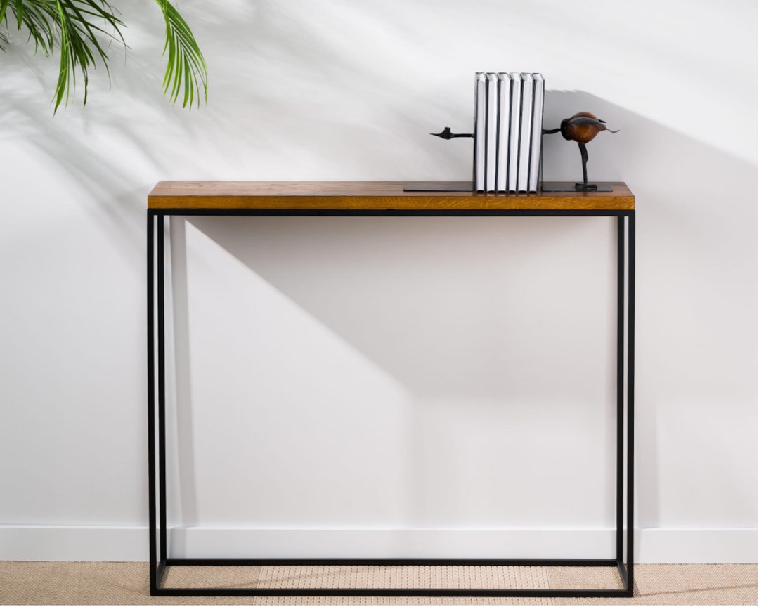 VALERIE Metal and Timber Console Table | Stylish Console | Modern ...
