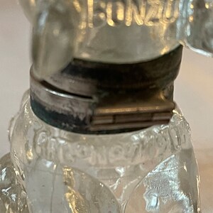 Vintage Bonzo Inkwell Glass Bonzo Dog Figurine Collectible Bonzo
