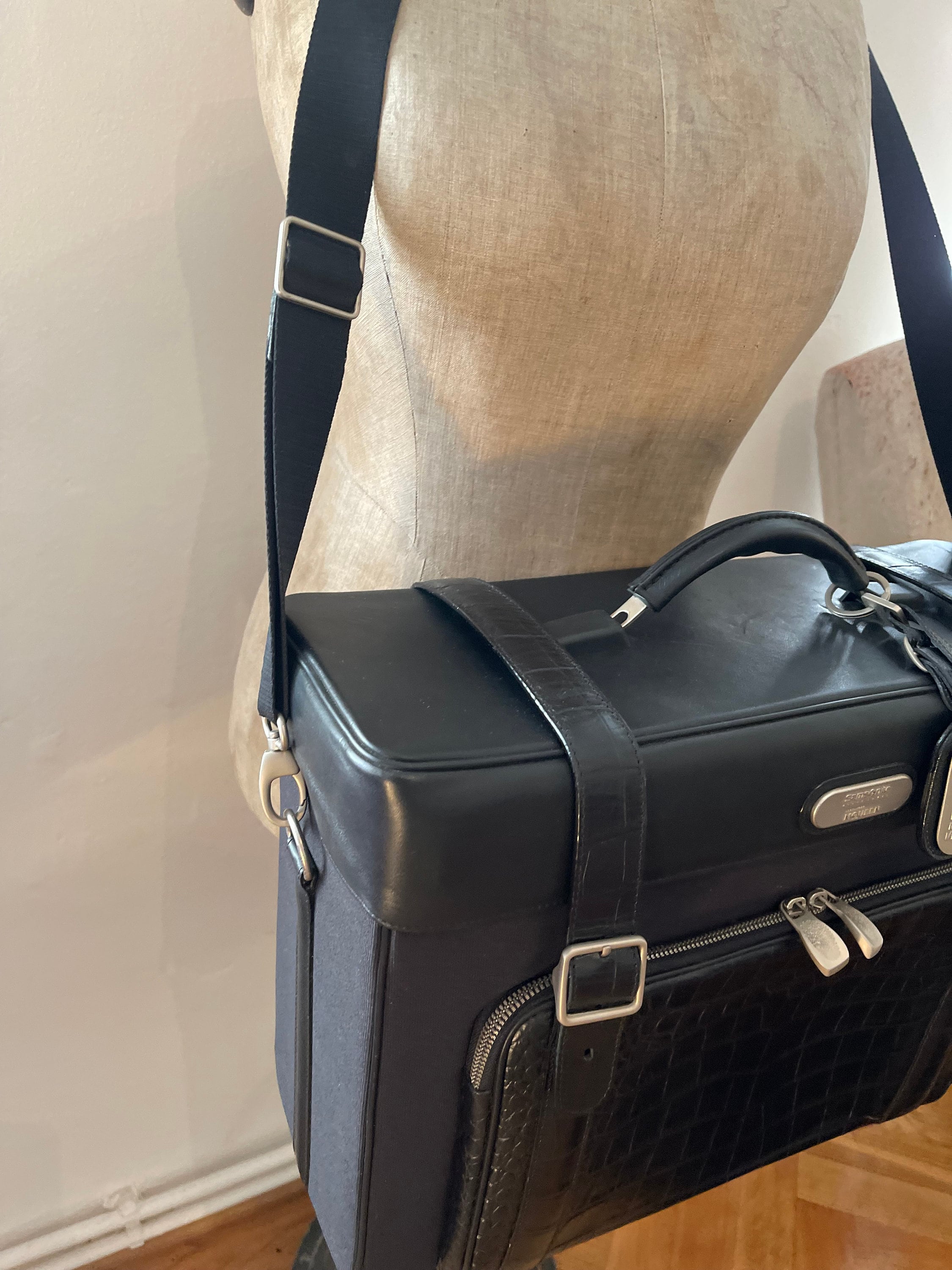 Alexander Mcqueen X Samsonite Travel Bag Carry-on Luggage