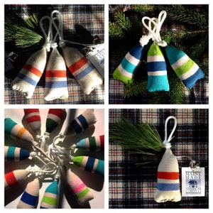 Maine lobster buoy christmas ornament. Nautical tree ornament. Buoy christmas decoration. Buoy tree ornament.
