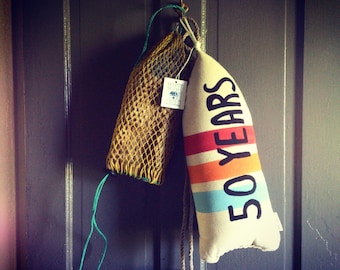 Maine Lobster Buoy Pillow Any color you want. gifts under 40. gifts for him. cottage.Beach house. feed sack pillow.