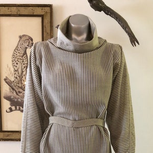 1960’s Geoffrey Beene Gray Stripe Dress
