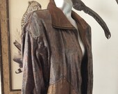 Metallic Bronze 80s Track Suit by Janeve