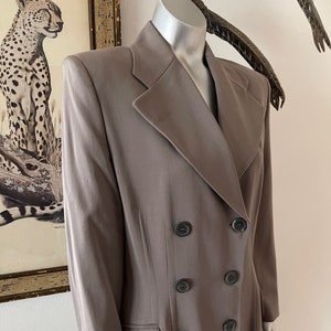 90s Jil Sander Long Double Breasted Blazer and Skirt Suit