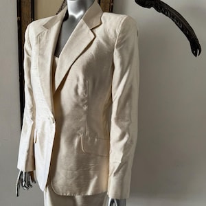 Inside ファッション 80-90s DONNA KARAN Linen Over Jacket