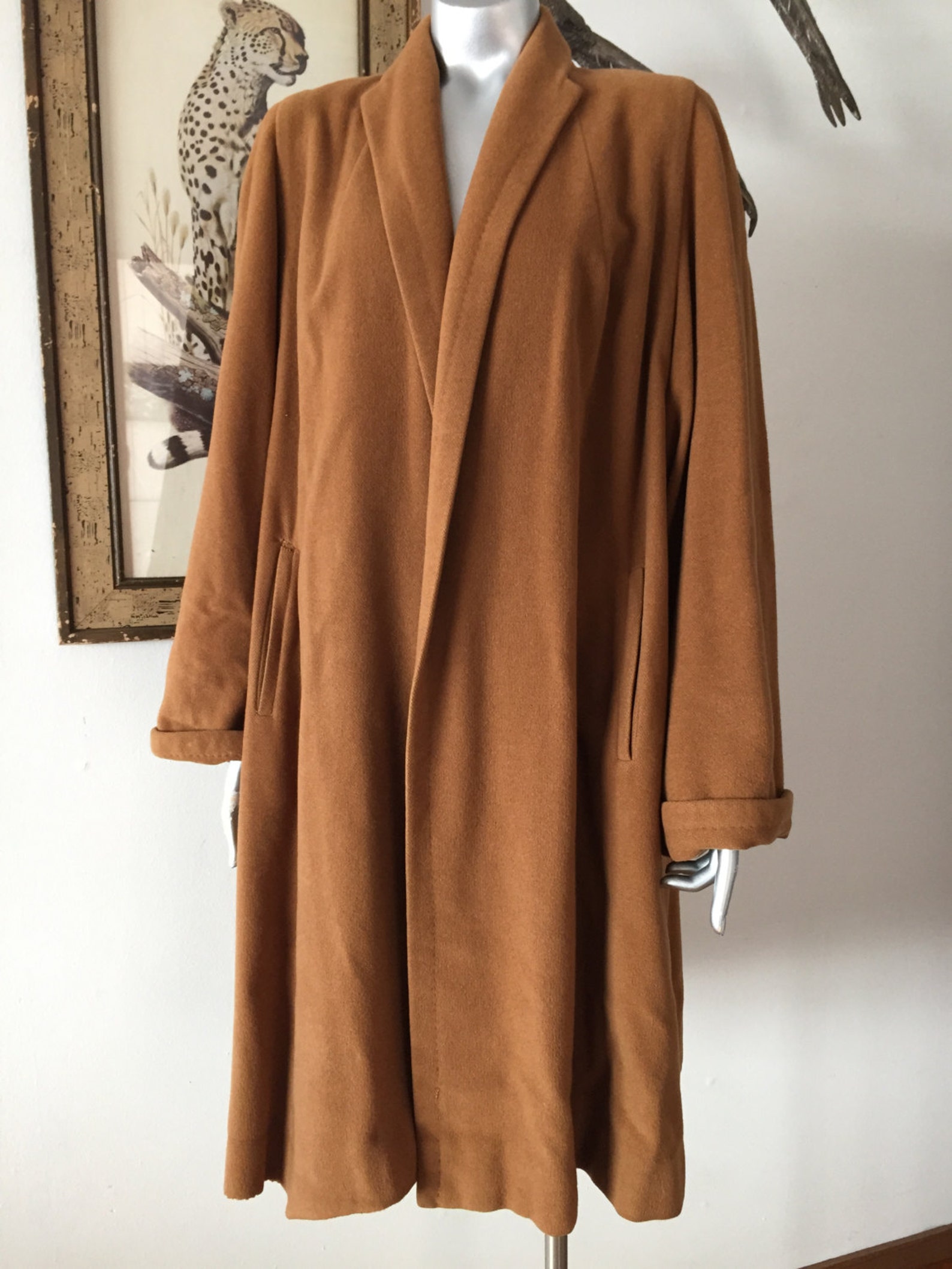 Vintage 100% Vicuna Swing Coat | Etsy