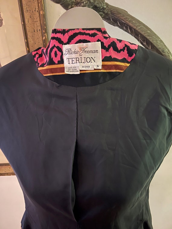 Statement Mixed Print Fitted jacket by Rickie Fre… - image 8