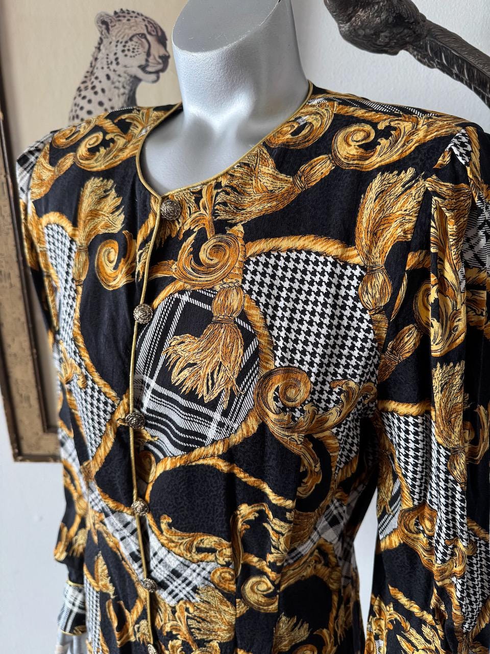 Vintage Gucci Silk Blouse - Etsy