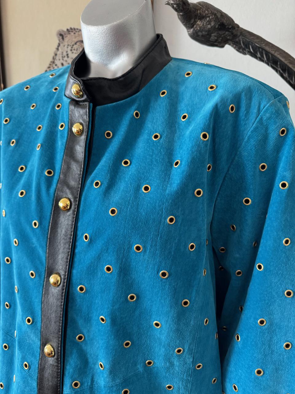 古着　Linea by Louis Dell'Olio シルバー　メタリックXL 古着 Linea by Louis Dell´Olio シルバー メタリックXL