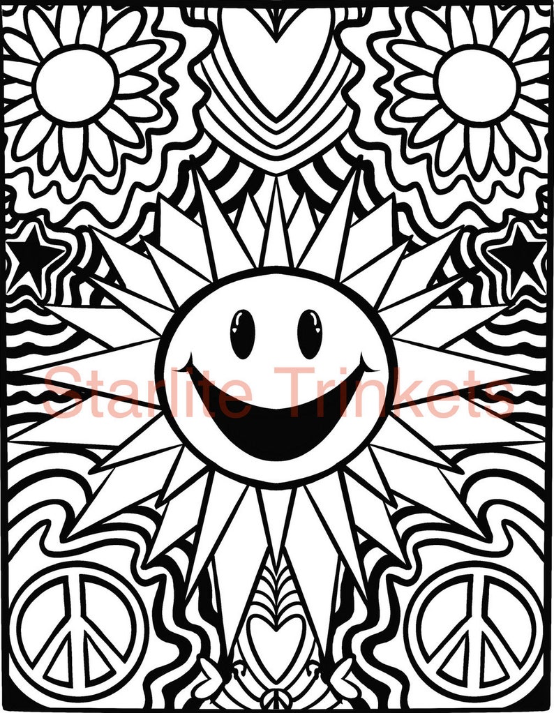 Sunshine Day PRINTABLE Coloring Page - Fun, Hobbies, Activities ...
