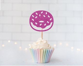 Glitter Cupcake Toppers