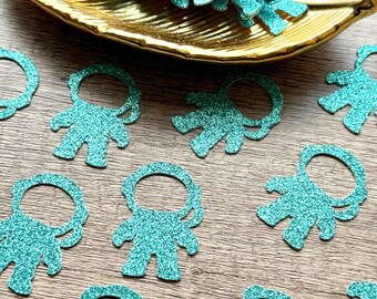 Glitter Astronaut Confetti, Space Birthday Table Scatter, Outer Space Party Decor, Galaxy Theme, Two the Moon Birthday, Cosmic Celebration