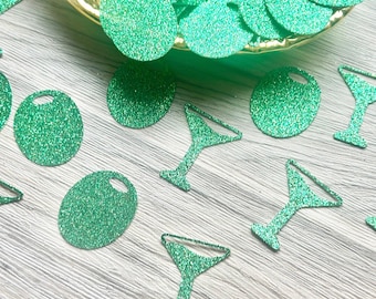 Glitter Martini And Olive Confetti, Cocktail Party, Bachelorette Party, A Tini Bit Older, Happy Hour, Girls Night Out, Dirty Martini, Olives