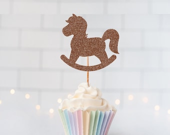 Glitter Cupcake Toppers