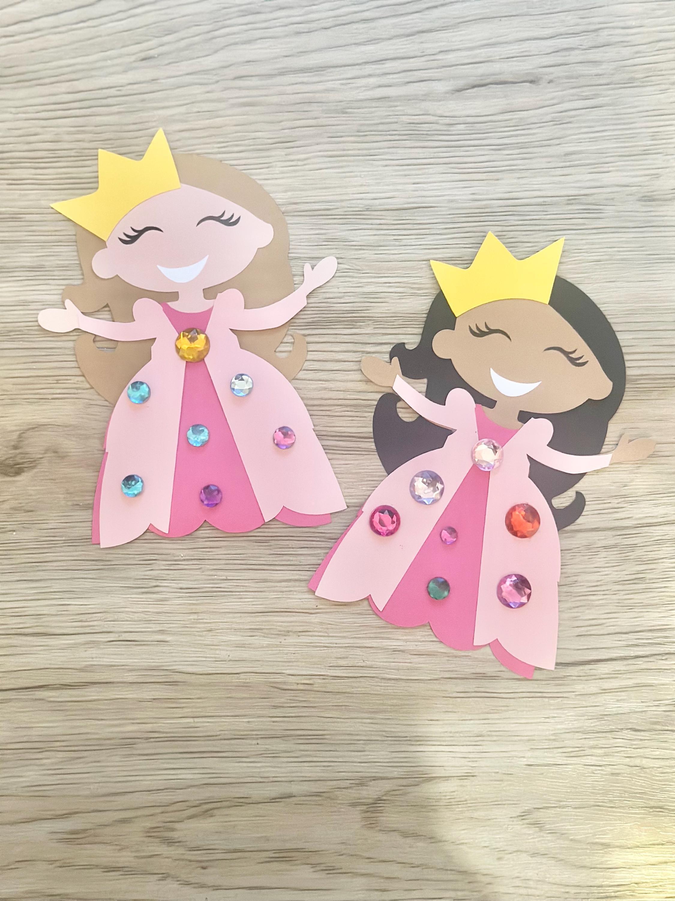 Princess Rice Paper Princess Paper Doll Paper Craft Kit, Princess Arts & Crafts Kit for ...