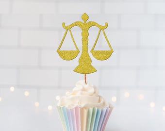 Glitter Cupcake Toppers