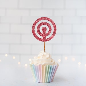 Glitter Target Cupcake Toppers, Bullseye, Trips and Sips, Bullseye Store, Dart Board, Target Party, Target Birthday, Bullseye Party, Darts