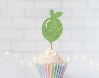 Glitter Cupcake Toppers