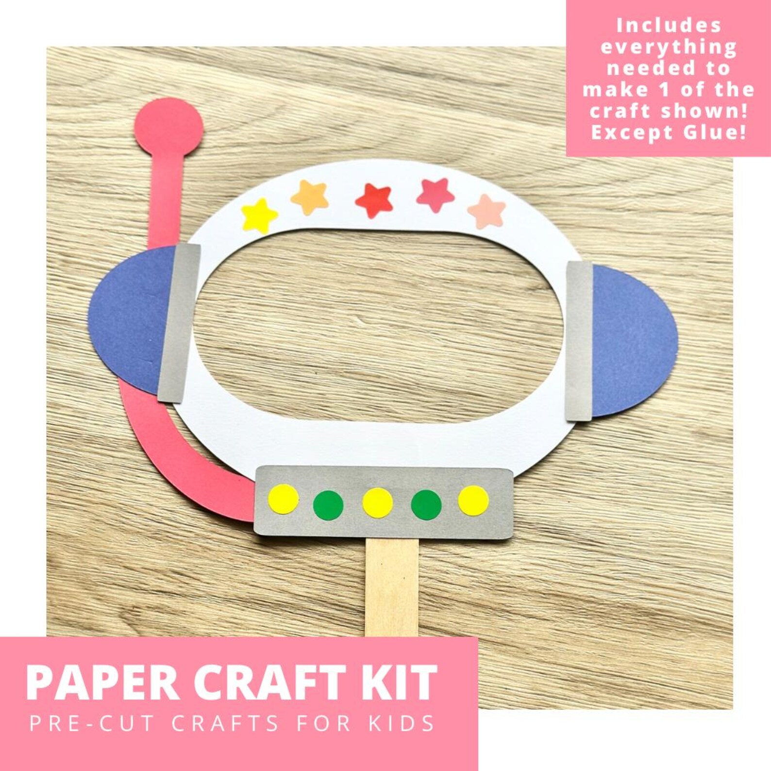 Astronaut Mask Paper Craft Kit, Astronaut Arts & Crafts Kit for Kids ...