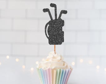 Glitter Cupcake Toppers