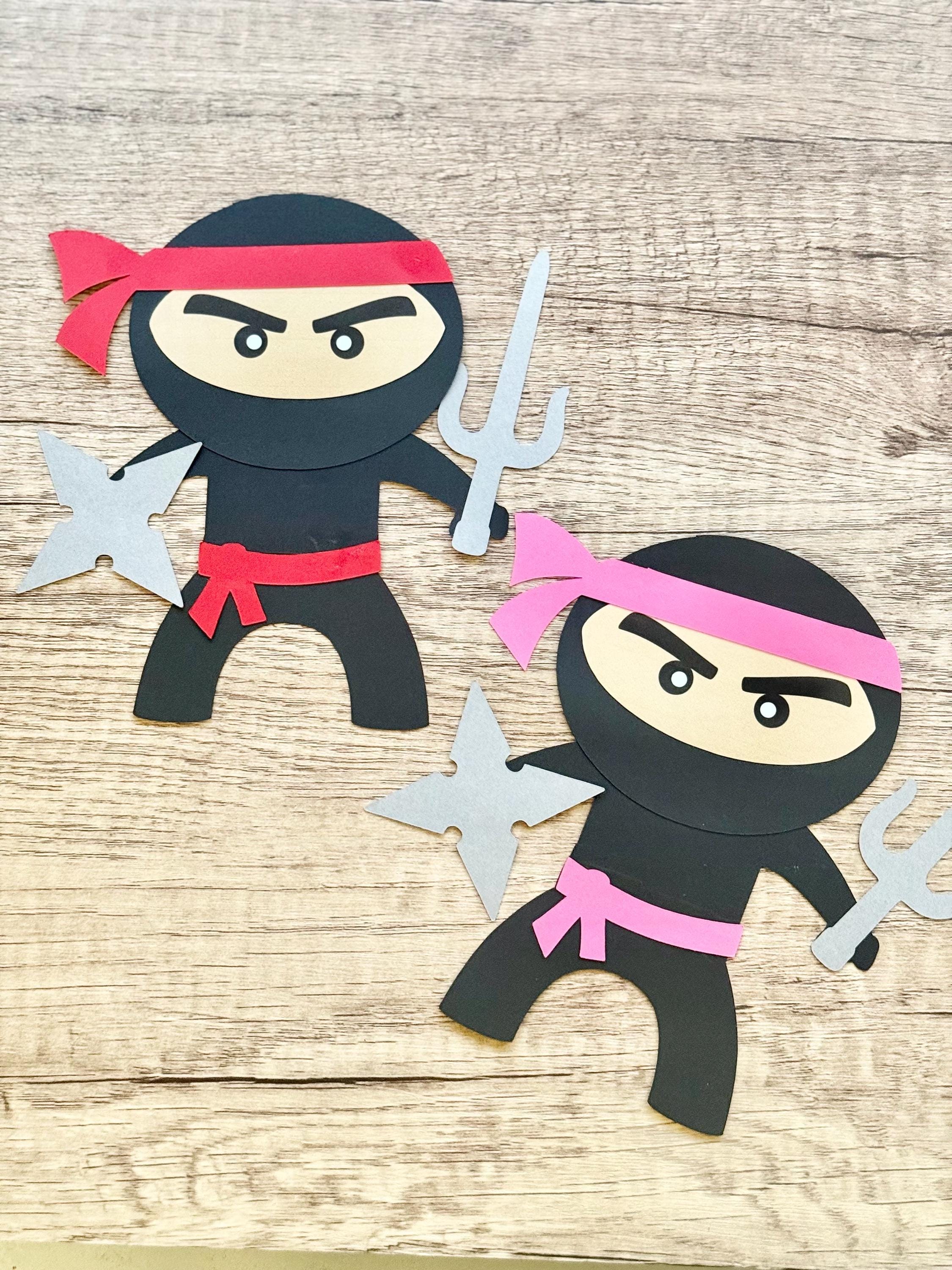 Ninja Paper Craft Kit, Ninja Arts & Crafts Kit for Kids, Ninja