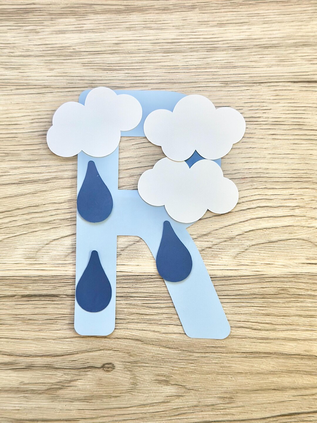 R is for rain paper craft kit alphabet arts crafts kit for kids pre