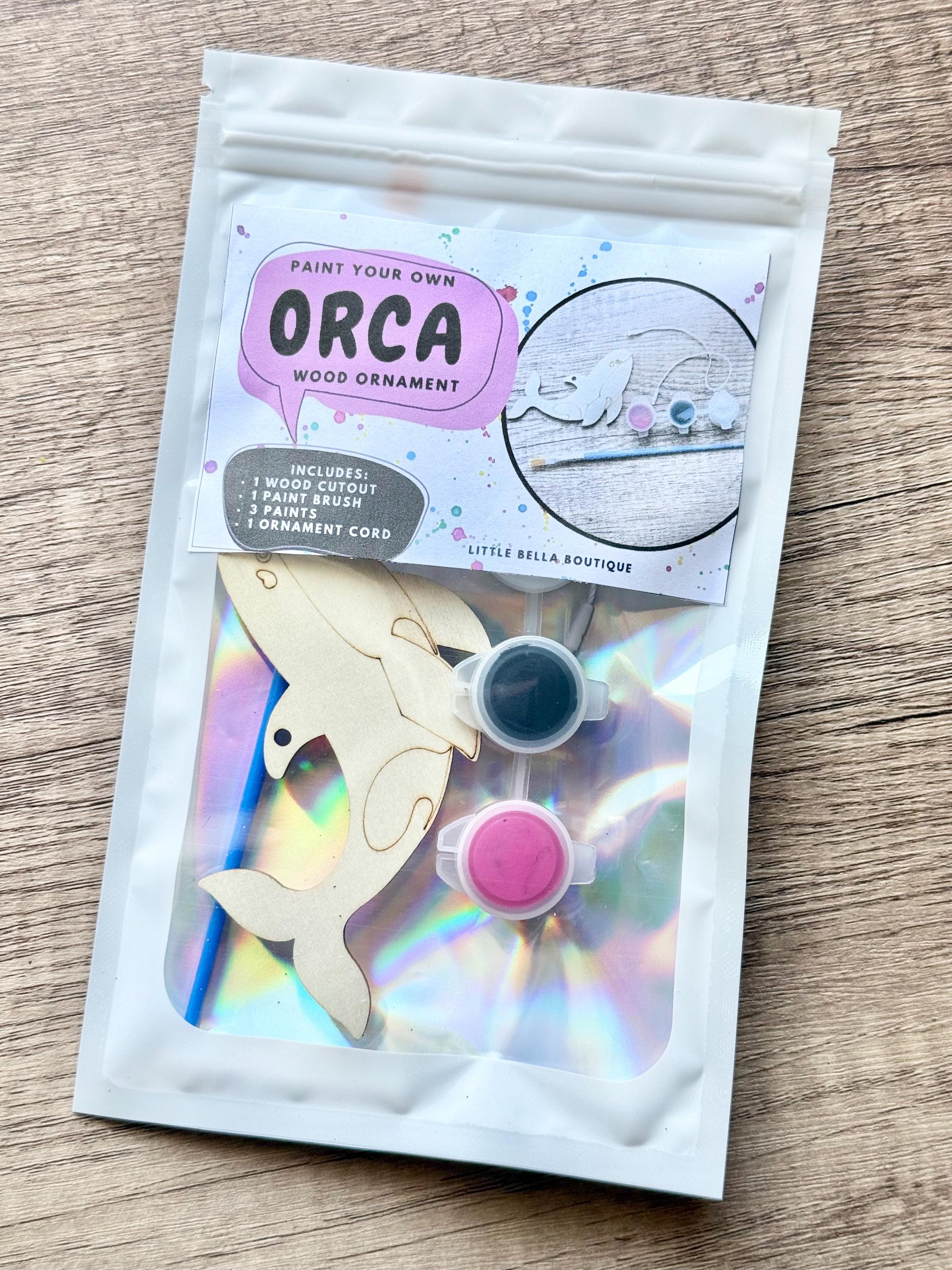 Orca Wood Painting Craft Kit, Under The Sea Animals Arts & Crafts…