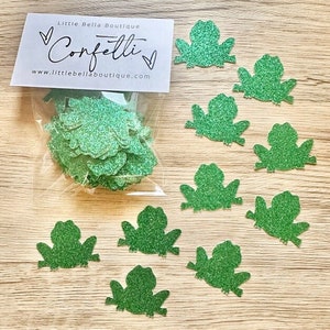 Confettis Grenouille Paillettes, Thème De L'étang, Décoration D'amphibiens, Fête Nature, Ambiance Nénuphar, Animaux De Zoo, Anniversaire Grenouille Mignonne, Reptiles, Marais