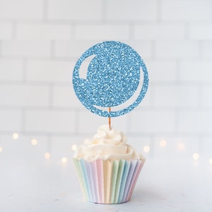 Glitter Bubble Cupcake Toppers, Bubble Party, Bubble Birthday, Bubble Kids Party, Pop It, Bubbles, Bubble Blowing, Bubble Pop